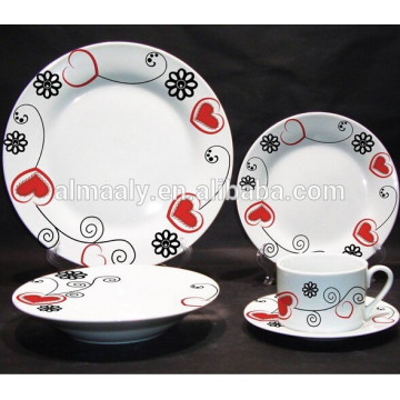 vajilla china de cerámica con diseño creativo